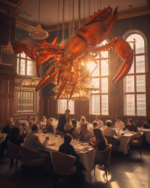 Luxe Artistry Een boeiende kreefthaven in de elegante zeevruchten dining scene van Boston door Alex Strohl