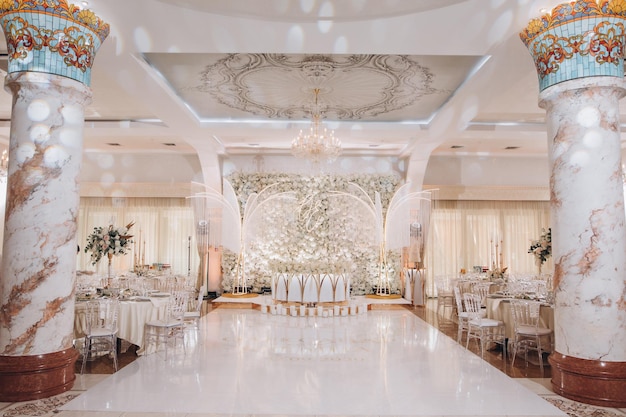 Luxe bruiloft decor