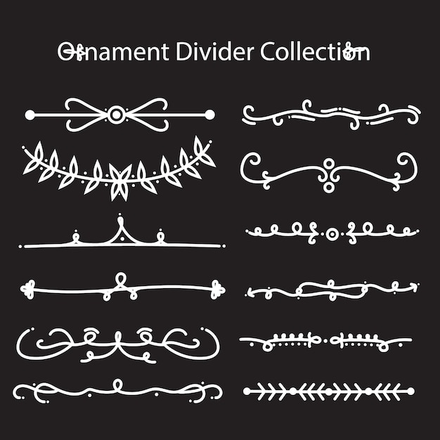luxe decoratie en ornament in vintage traditionele stijl Cartoon platte vector illustraties