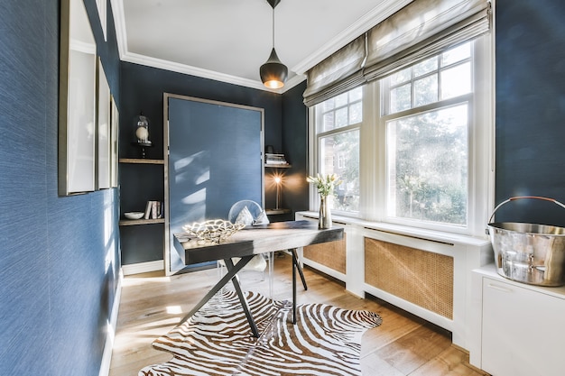 Luxe en mooi eetkamer interieur