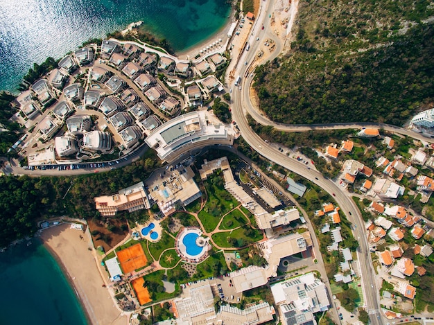 Luxe hotelcomplex Dukley in Budva Montenegro schieten met