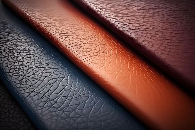 Luxe Leather Texture Embracing Natural Grains and Suppleness