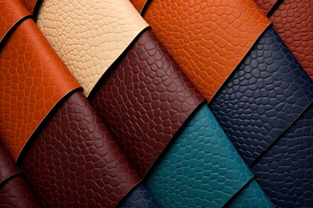 Luxe Leather Texture Embracing Natural Grains and Suppleness