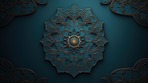 Luxe mandala achtergrond