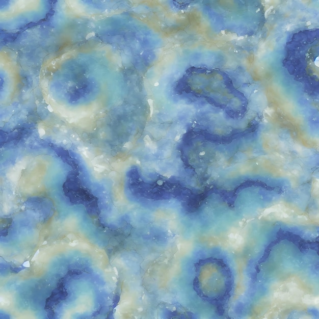 Luxe marmerachtige abstracte textuur met blauwe Nijlinkt en agaatsteentegel