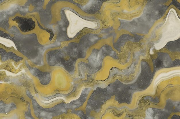Luxe Orion Olive inkt marmerachtige abstracte textuur met gouden agaat tegel