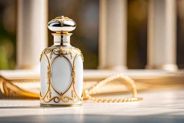 luxe parfum branding Franse kasteel barokke stijl cosmetica branding