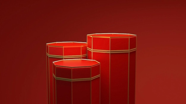 luxe rood podium