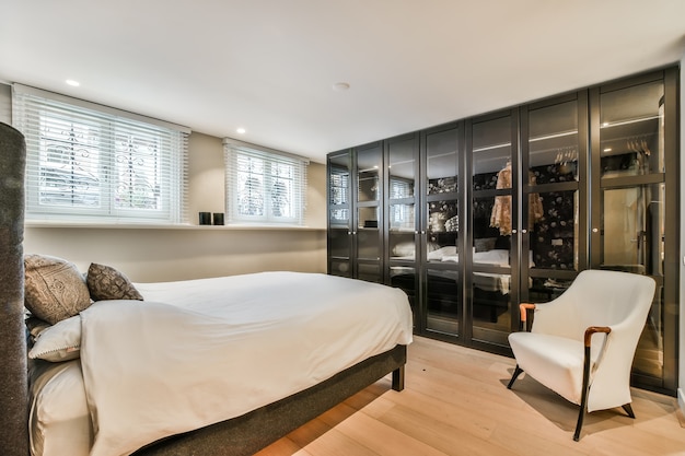 Luxe slaapkamer van huis in prachtig design