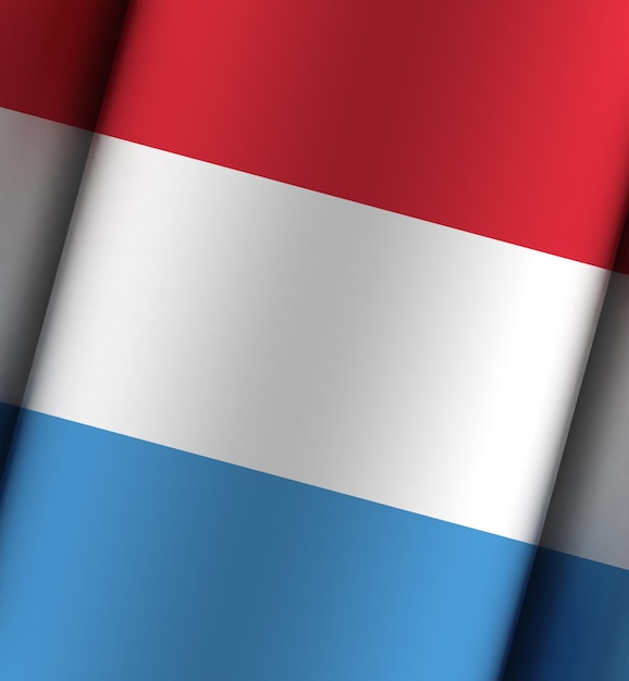 Люксембургский флаг драматический фон полный