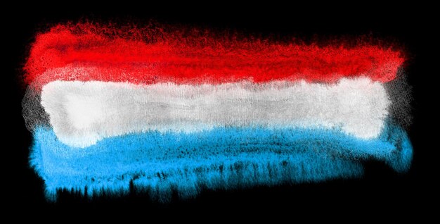 Photo luxembourg flag illustration