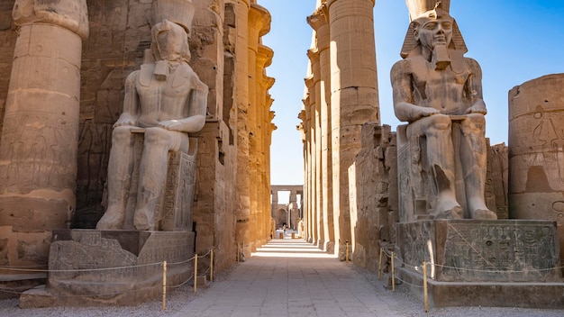 Luxor Temple in Luxor Egypt Luxor Temple is a large Ancient Egyptian temple complex