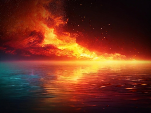 luxuries fire gradient background