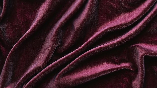 luxurious burgundy velvet fabric