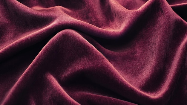 luxurious burgundy velvet fabric