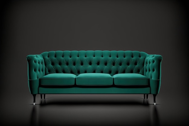 Luxurious couch design Generative Ai