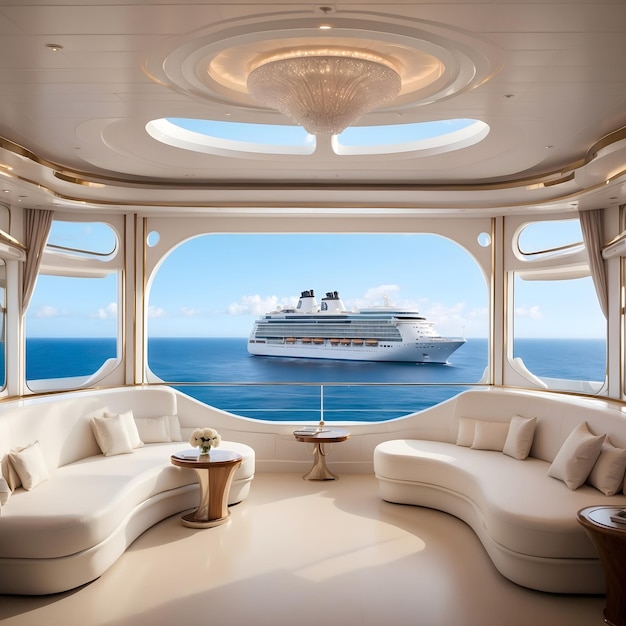 Luxurious Cruise Ship View