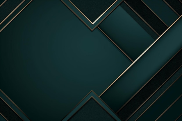 Luxurious dark green overlap layer background