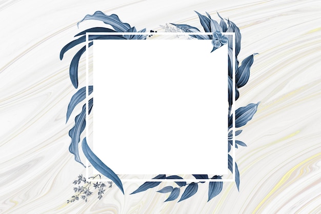luxurious floral wedding frame design