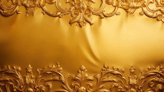 Luxurious gold regal foil background