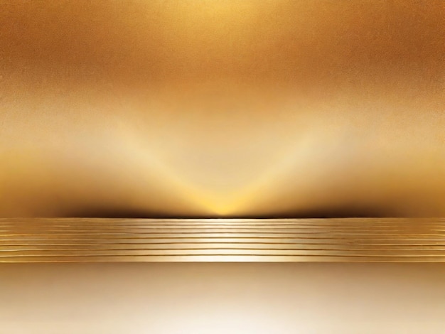 luxurious Golden gradients blank road background