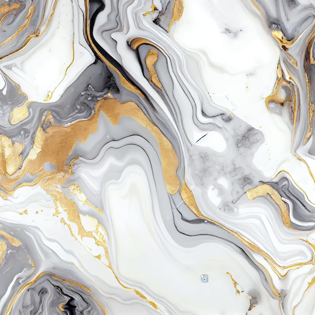 Роскошная мраморная текстура серого золота Мраморные чернила 3d рендеринга. растровая иллюстрация