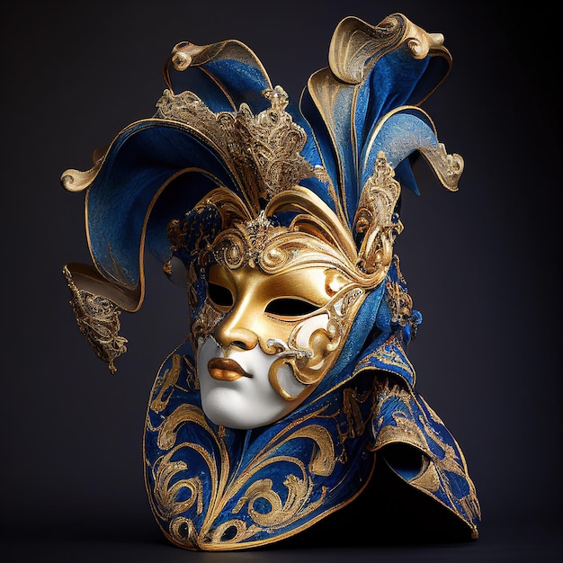 luxurious mask design Generative AI technology