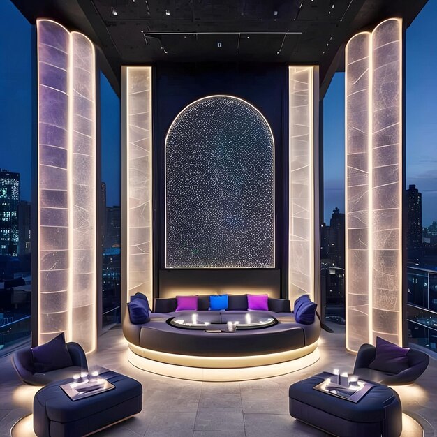 luxurious modern nightclub