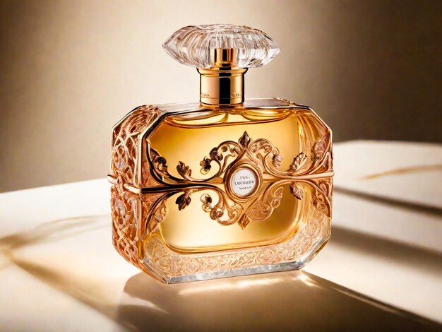 luxurious perfume bottle