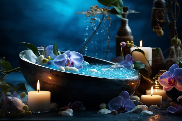 Luxurious and premium spa composition