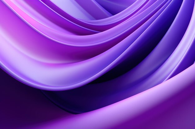 Luxurious purple background with flying fabric 3d rendering generative ai