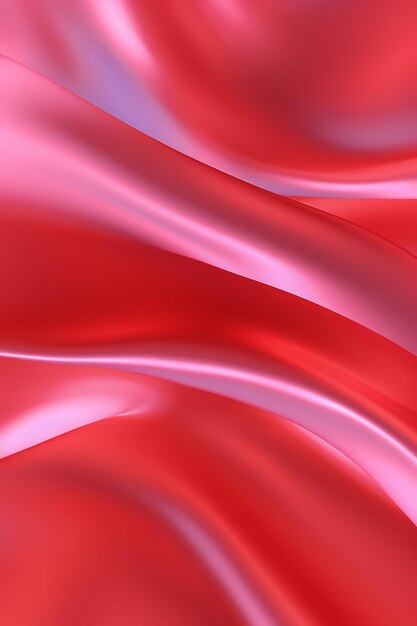 Luxurious red background enhancing the beauty of soft curves and shapes ai generated