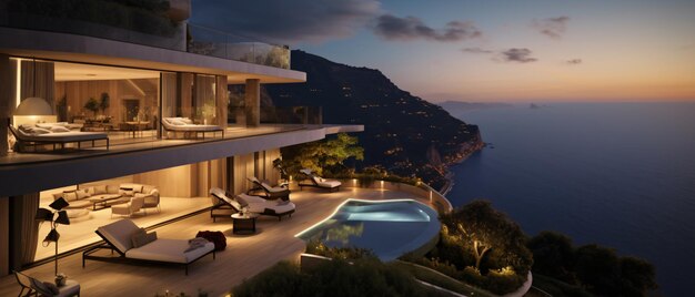 luxurious villa nestled along the breathtaking amalf