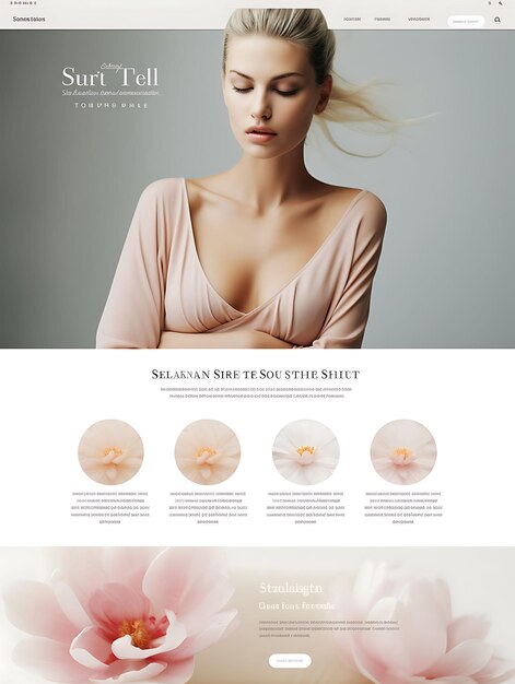 Luxurious Web Layout with Custom Designs for Different Site Areas to Showcase Your Creative Style