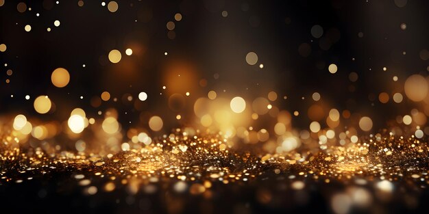 Luxury abstract background with Glitter Lights and Bokeh