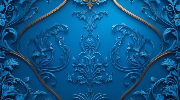 Luxury Abstract blue background design