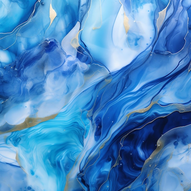 Luxury abstract fluid art painting background alcohol ink technique