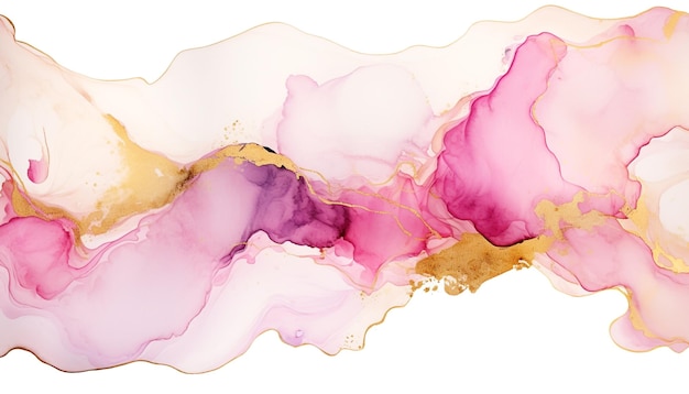 Photo luxury abstract fluid art painting background alcohol ink technique