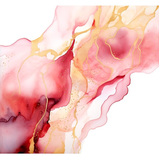 Luxury abstract fluid art painting background alcohol ink technique