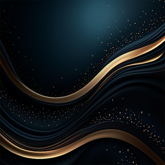 Photo luxury abstract geometric shape background with gold color