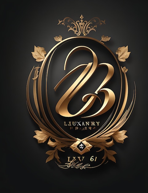 Luxury Anniversary Logo Vector Image