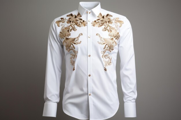 Photo luxury applique shirt