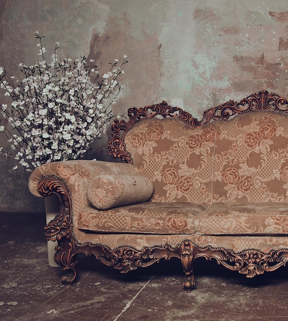 Luxury baroque sofa