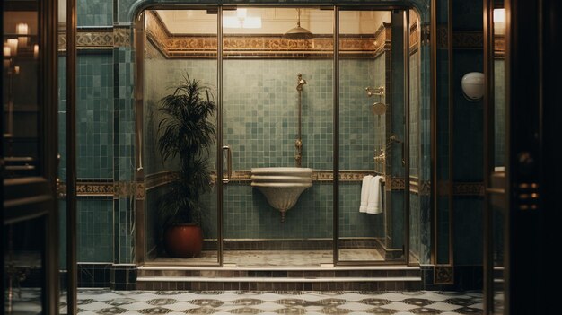 Photo luxury bathroom interior design