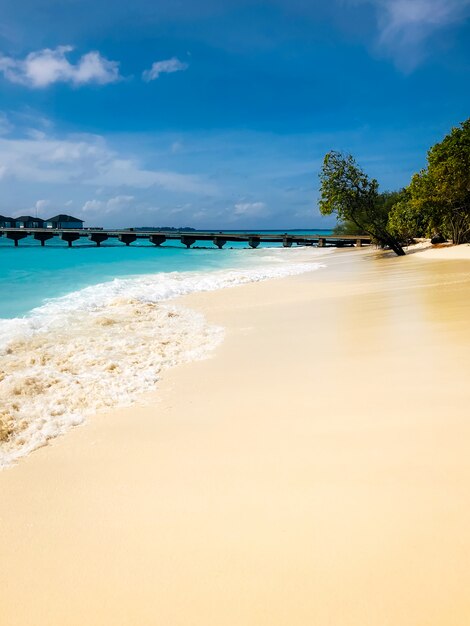 Luxury beach on Maldives resort