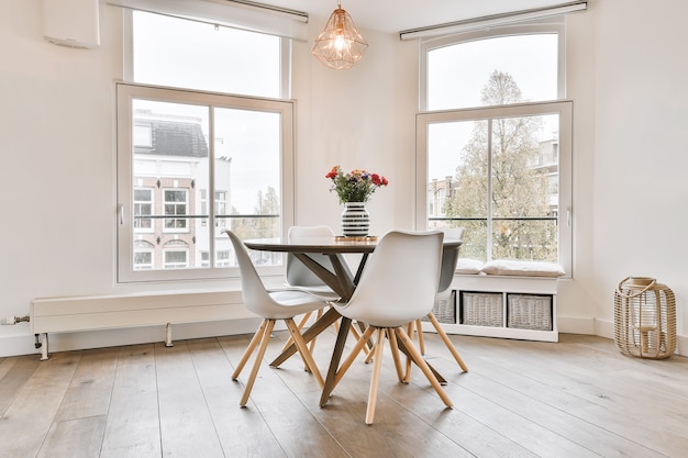 Luxury and beautiful dining room interior design