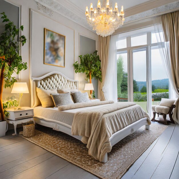 Photo luxury bedroom