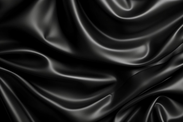 Photo luxury black fabric background generative ai