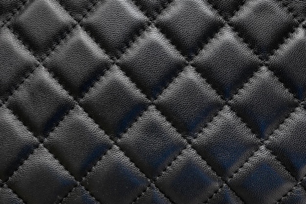 Luxury black leather texture background