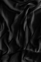 Photo luxury black soft silk flatlay background texture holiday glamour abstract backdrop